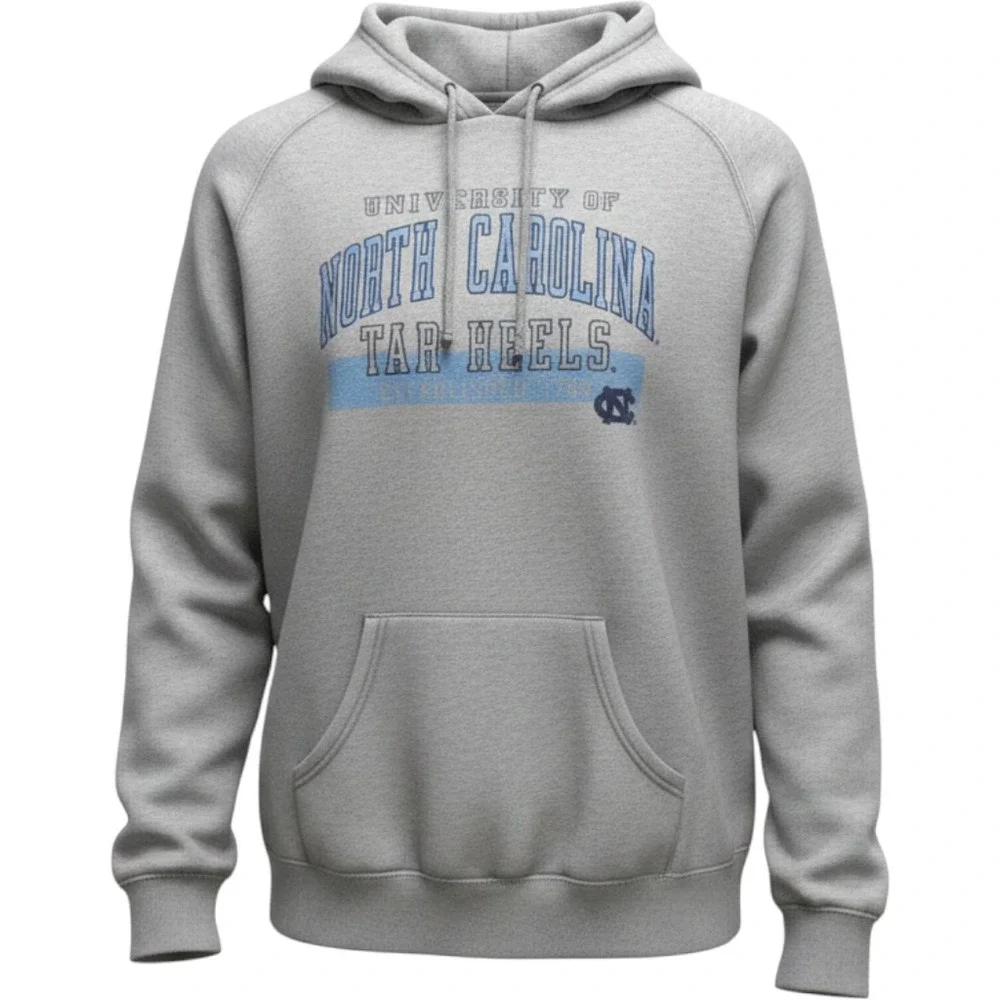 JanSport UNC North Carolina Tar Heels Hoodie Heather Gray XL TVJ0 Fall 10